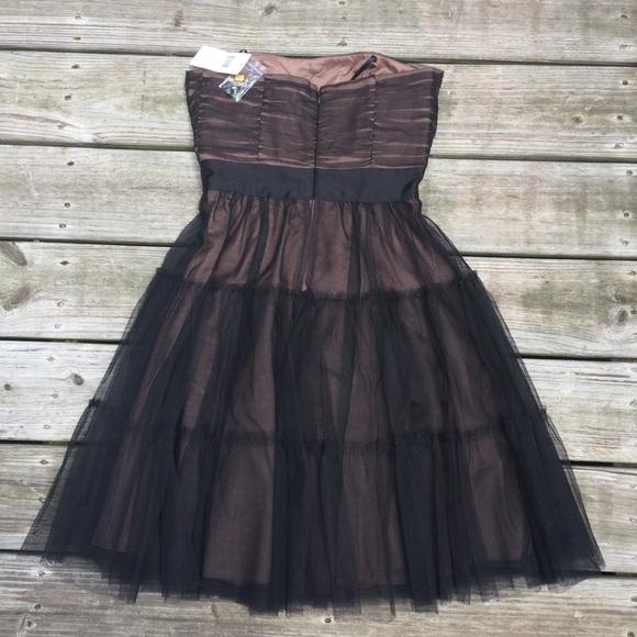 NWT Max and Cleo Black Strapless Dress 2 - Picture 2 of 7